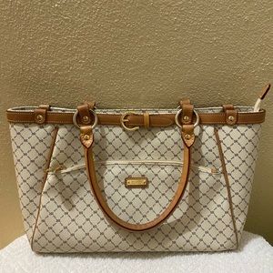 👜🇮🇹 Rioni Moda Italia Kendall Everyday Weekender - handmade in Italy EUC